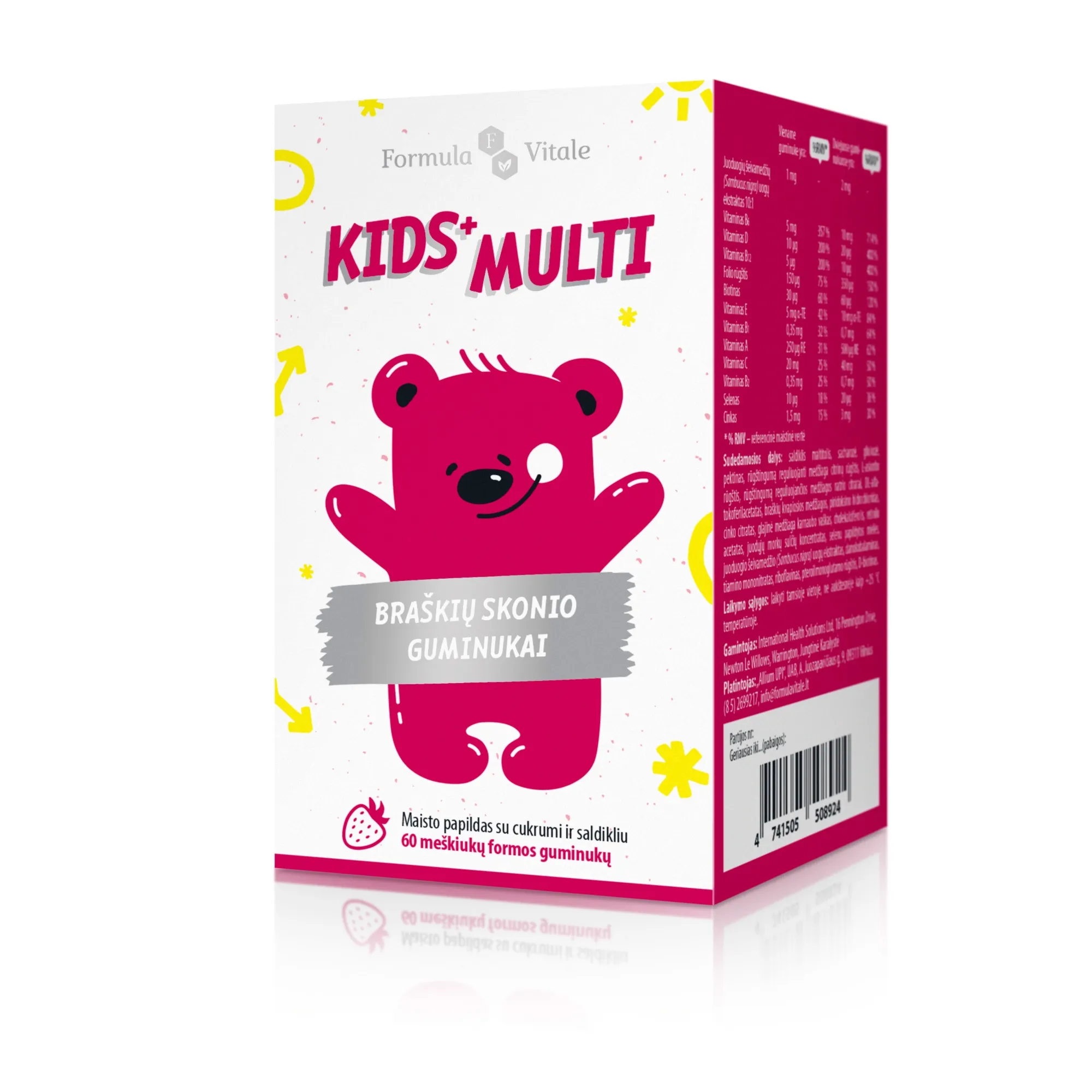 FORMULA VITALE Guminukai KIDS+ MULTI, N60 -  