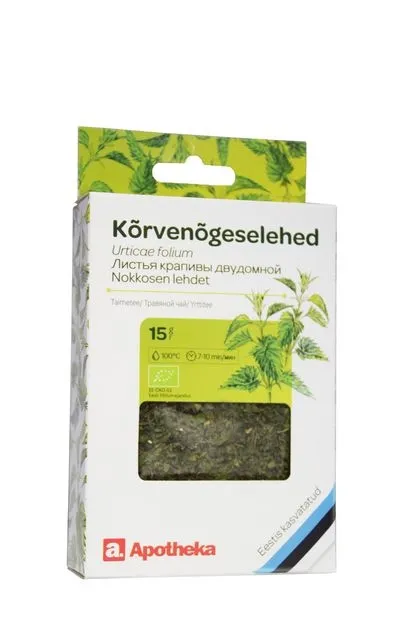 APOTHEKA vaistažolių arbata DILGĖLIŲ LAPAI, 15g -  2