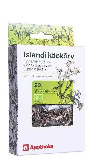 APOTHEKA vaistažolių arbata ISLANDINĖ KERPENA, 20g -  2