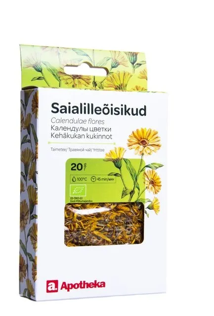 APOTHEKA vaistažolių arbata VAISTINIŲ MEDETKŲ ŽIEDAI, 20g -  2