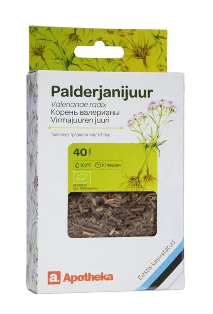 APOTHEKA vaistažolių arbata VALERIJONŲ ŠAKNYS, 40 g -  2