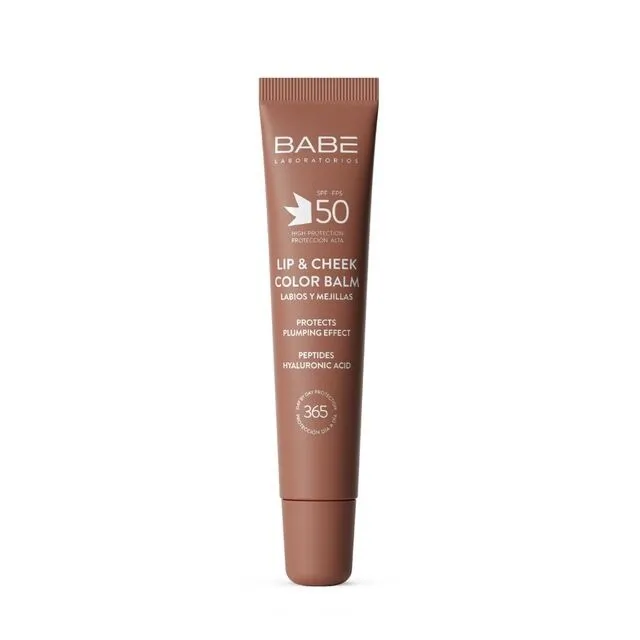 BABÉ apsauginis lūpų ir skruostų balzamas SPF50, MOCHA, 20ml -  2