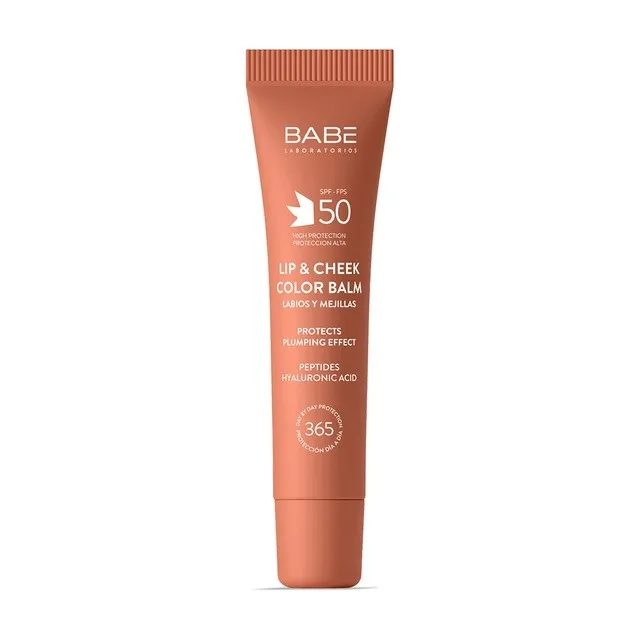 BABÉ apsauginis lūpų ir skruostų balzamas SPF50, NUDE, 20ml -  2