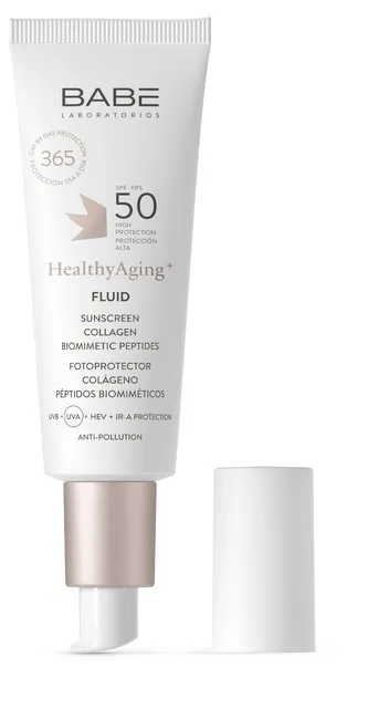 BABÉ apsauginė veido emulsija HEALTHY AGING+ SPF50, 40ml -  2