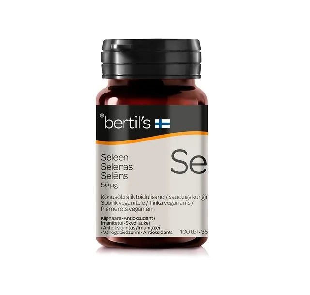 BERTIL'S Selenas 50μg SE, 100 tablečių -  2