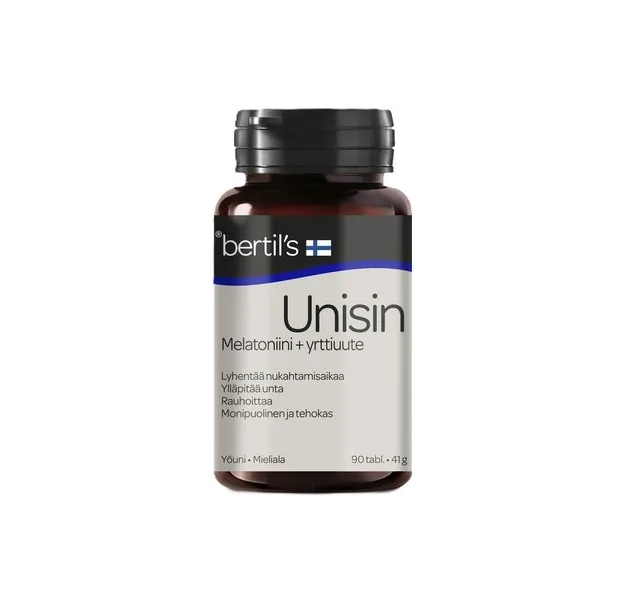 BERTIL's Unisin su melatoninu, tabletės N90 -  2
