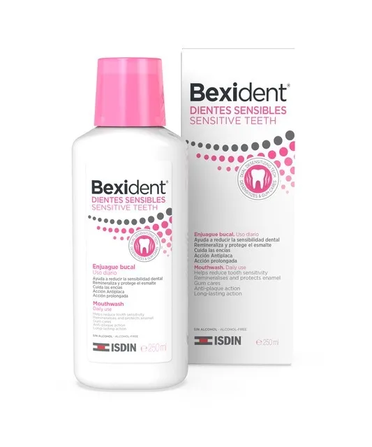 BEXIDENT burnos skalavimo skystis JAUTRIEMS DANTIMS, 250ml -  2