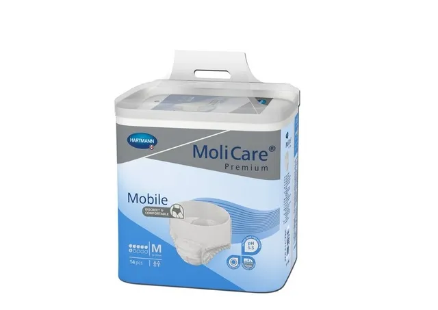 MOLICARE MOBILE sauskelnės-kelnaitės, 6 lašai, XL, 14 vnt. -  2