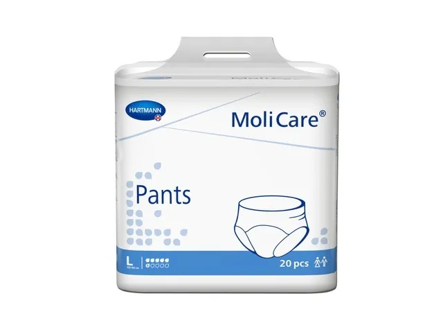 MOLICARE PANTS sauskelnės-kelnaitės , 6 lašai, L, 20 vnt. -  1