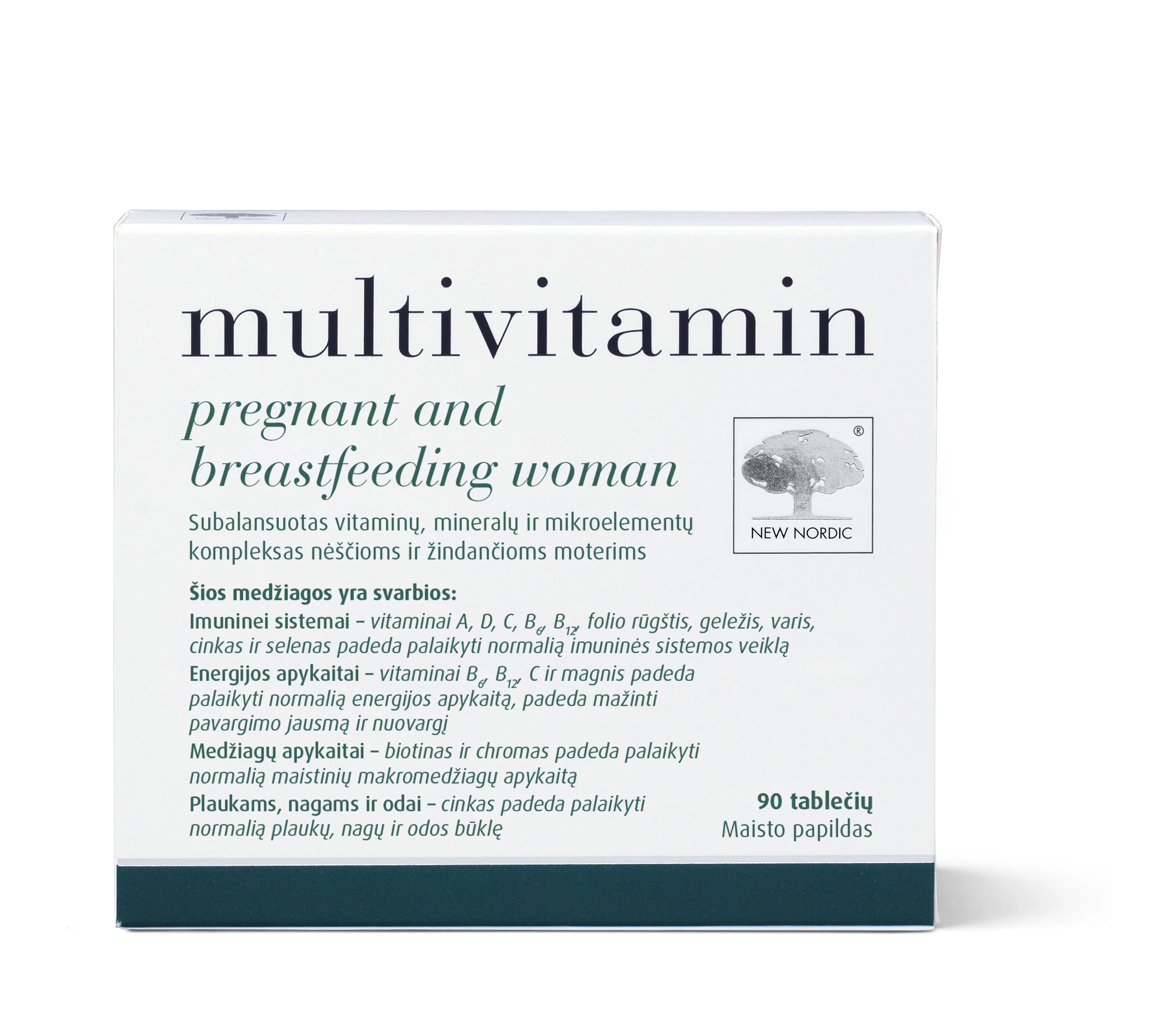 NEW NORDIC Multivitamin Pregnant and Breastfeeding Woman, N90 -  