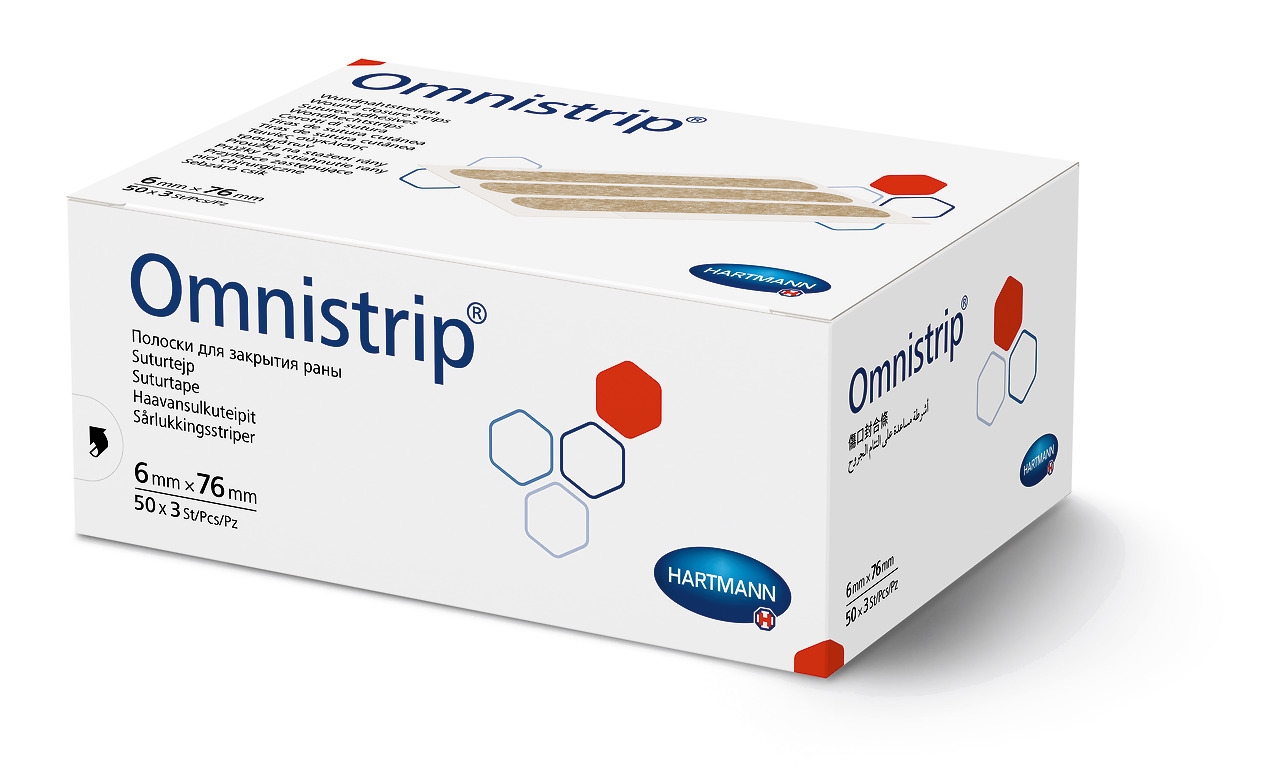 Omnistrip žaizdą užverianti juostelė, 6 x 76 mm, 3 vnt. -  