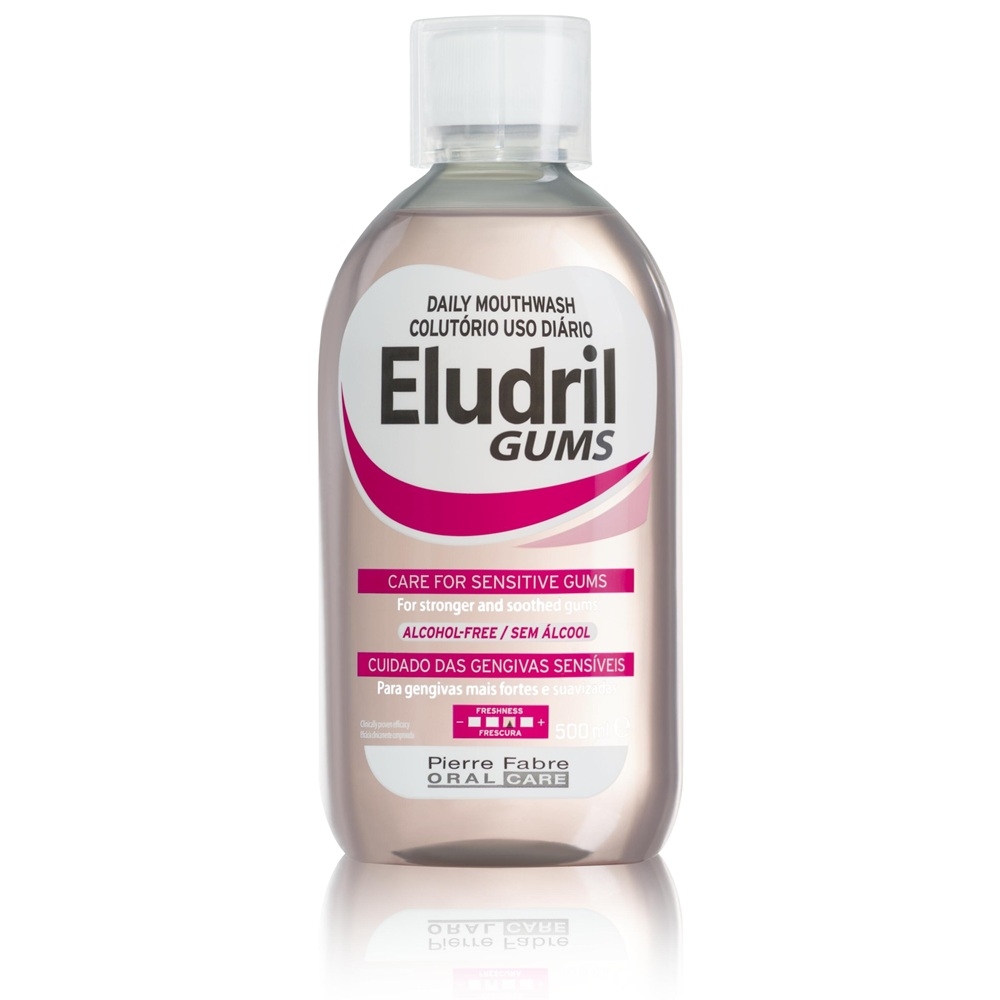 ELUDRIL GUMS kasdienis burnos skalavimo skystis jautrioms dantenoms -  
