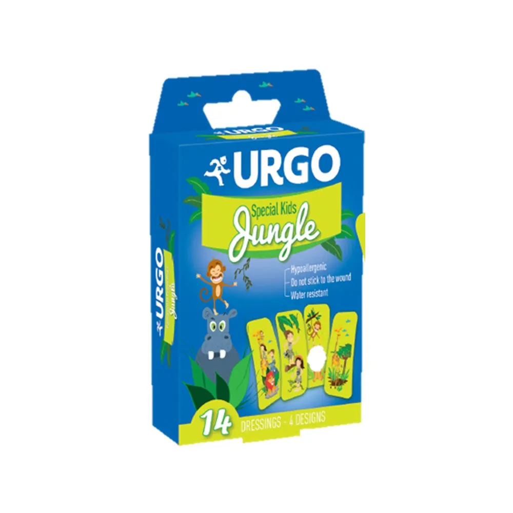 URGO pleistras vaikams KIDS JUNGLE, N14 -  