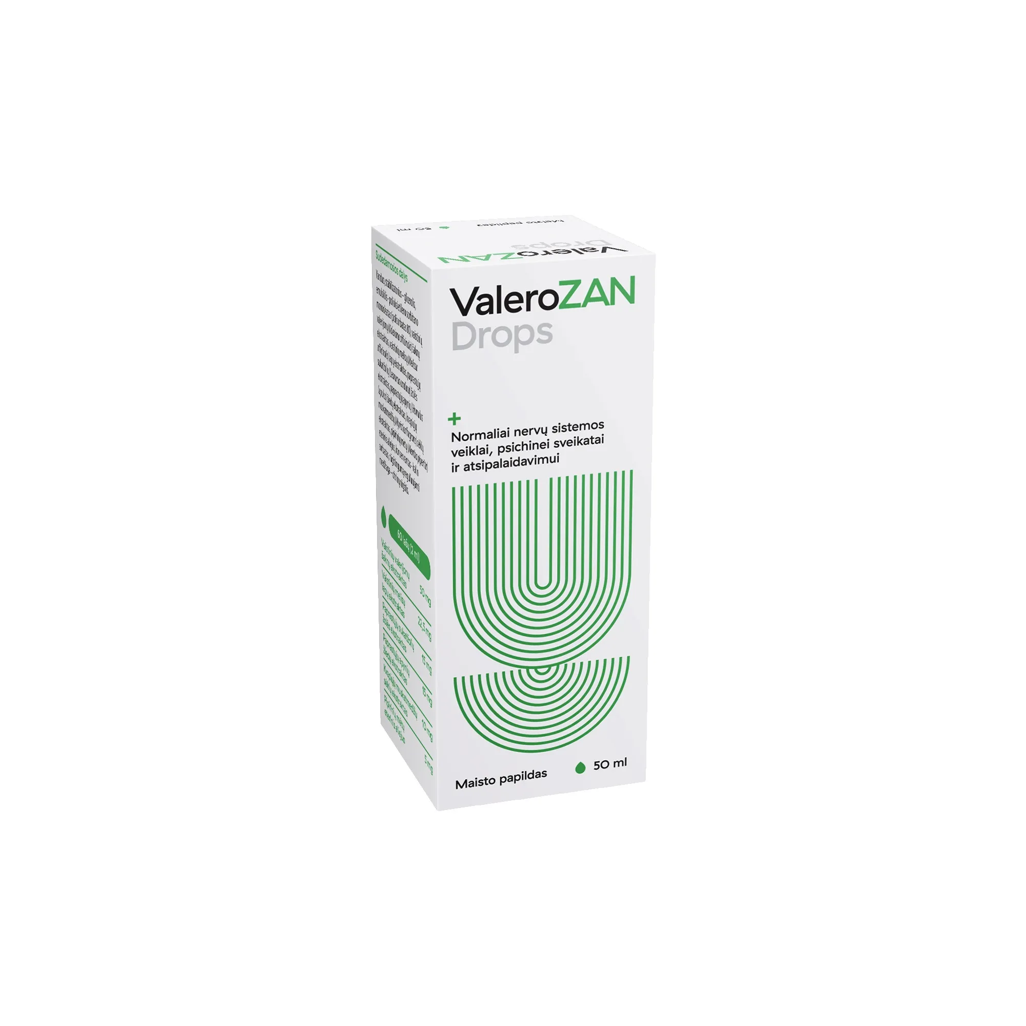 ValeroZAN Drops geriamasis tirpalas, 50ml -  