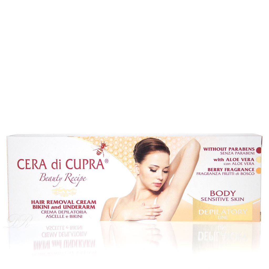 CERADICUPRA depiliacinis kremas bikini ir pažastų odai BR, 100ml -  