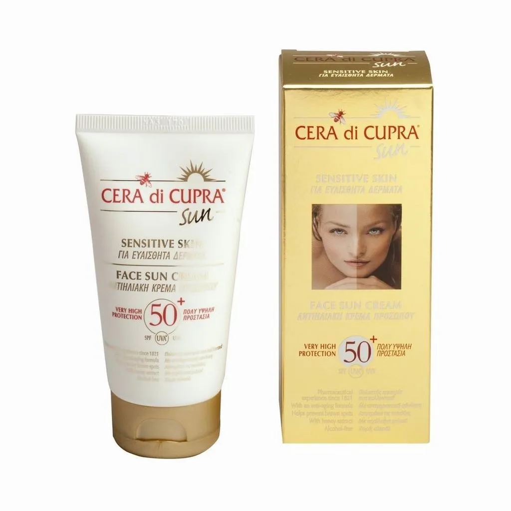 CeradiCupra Sun apsauginis veido kr. SPF50+, 75 ml -  