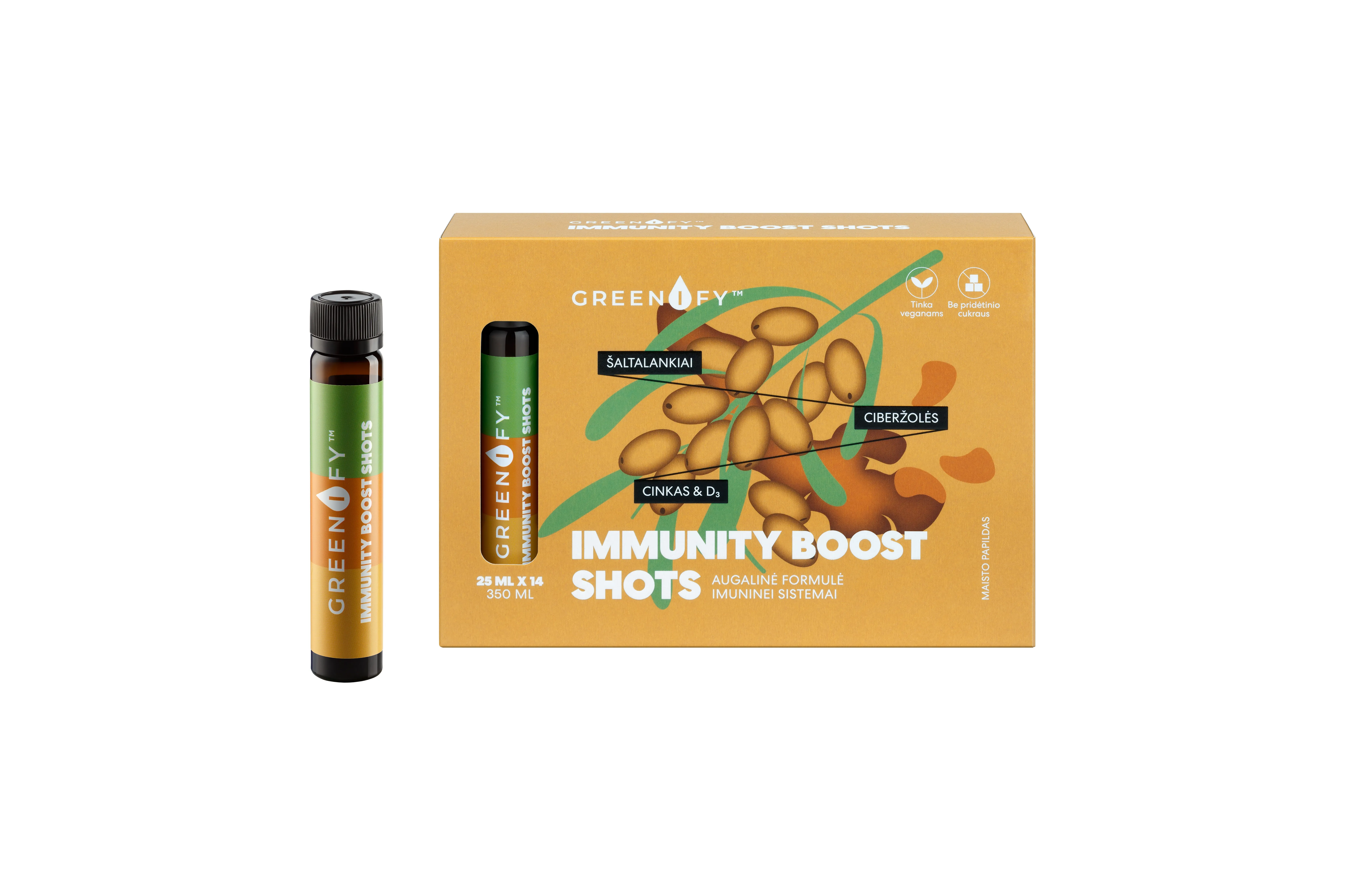 GREENIFY Immunity Boost Shots, N14 x 25ml -  