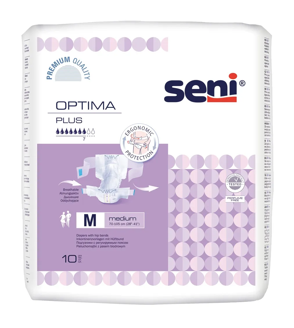 SENI Optima Plus M (premium) juos.-sausk. suaug. N10 -  2