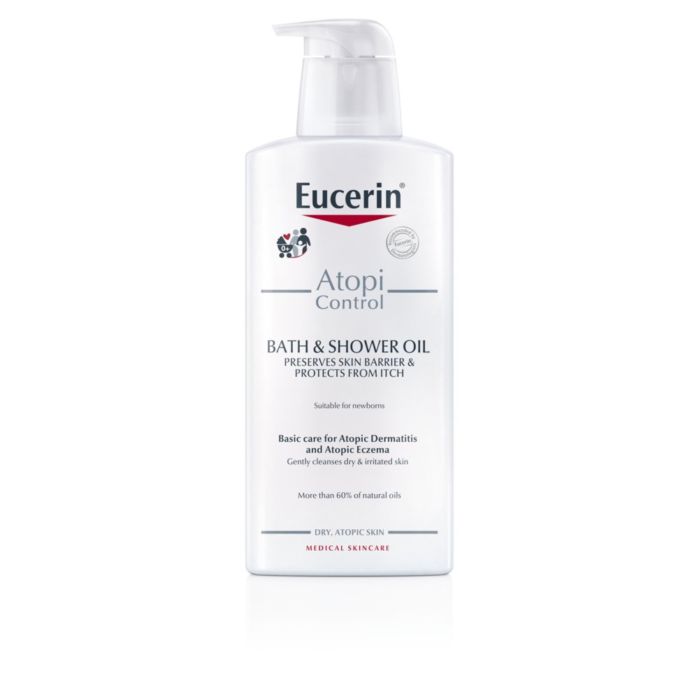 EUCERIN prausimosi aliejus atopinei odai ATOPICONTROL, 400ml -  