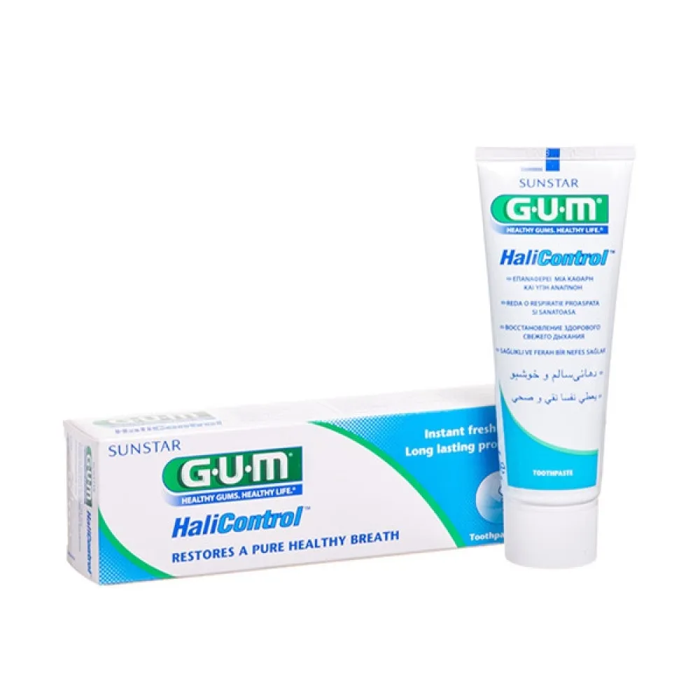 G.U.M. HALICONTROL gelinė dantų pasta 75ml -  