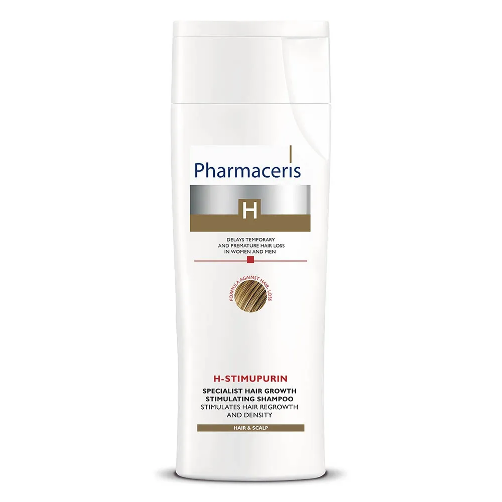 PHARMACERIS H, STIMUPURIN šampūnas plaukams, linkusiems slinkti, 250ml -  