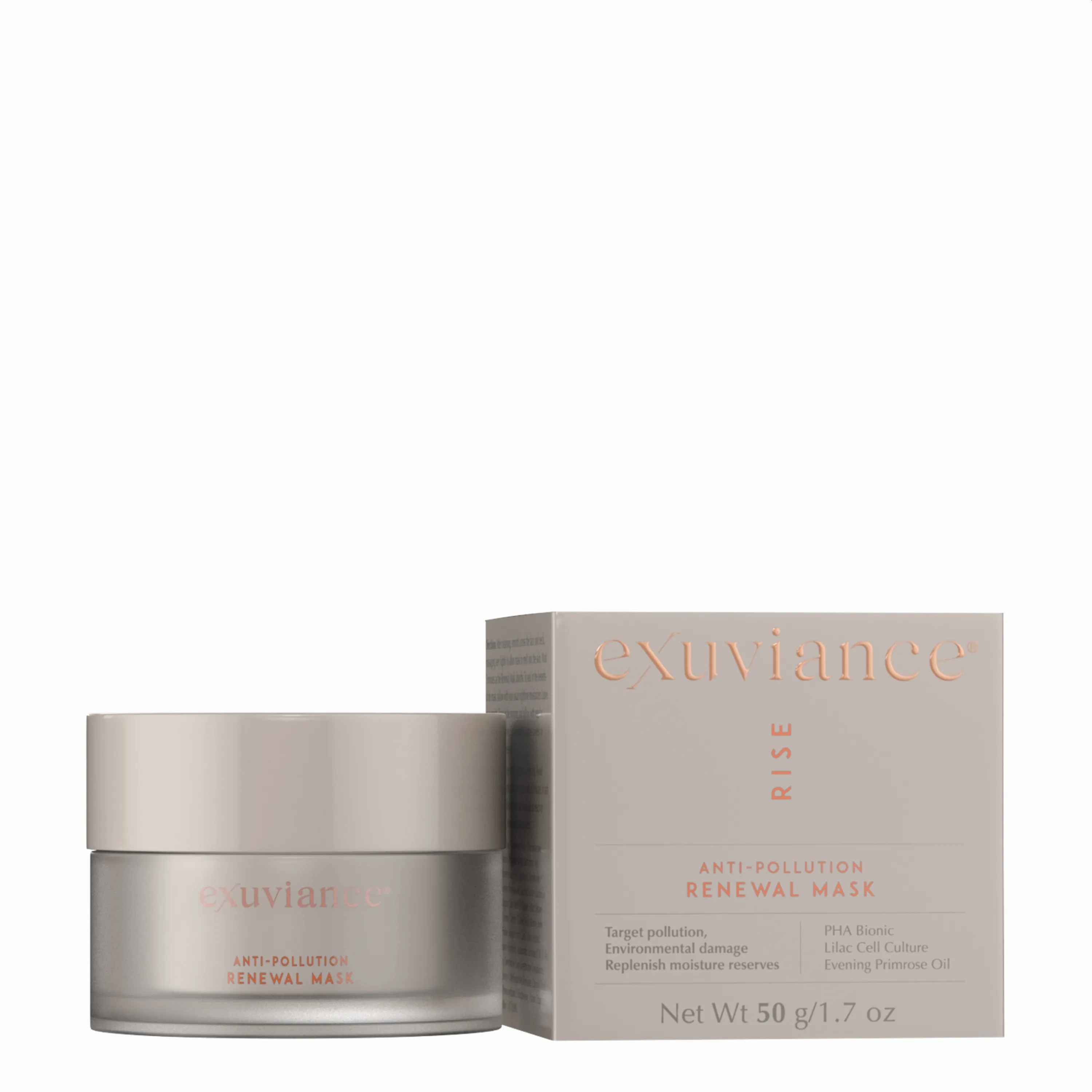 EXUVIANCE RISE jauninamoji drėkinamoji veido kaukė 50ml -  