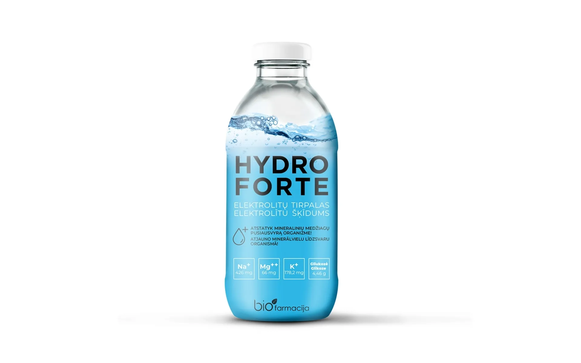 HYDRO FORTE elektrolitų tirapalas, 330ml -  