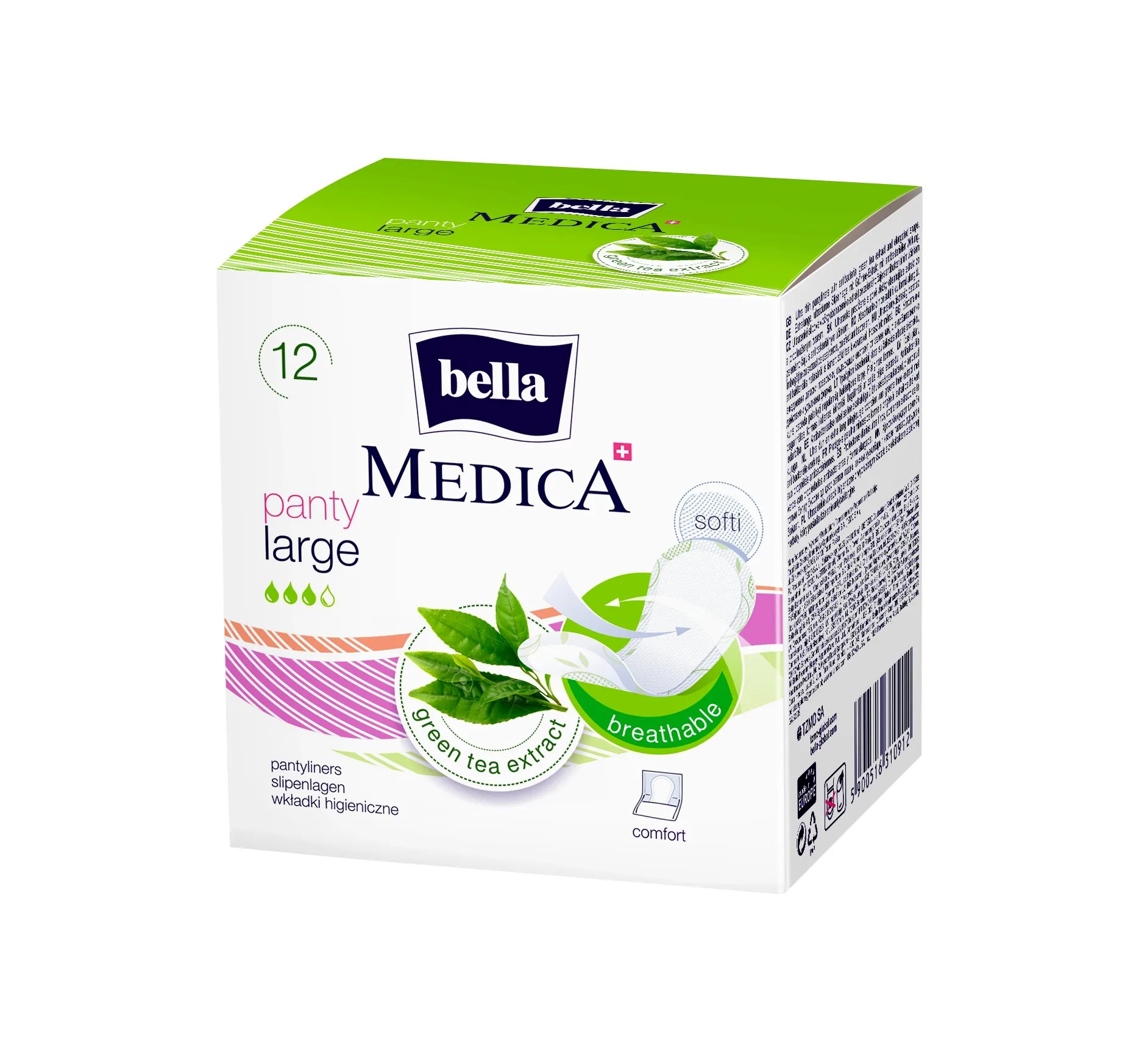BELLA Medica įklotai Panty Large 12vnt. -  