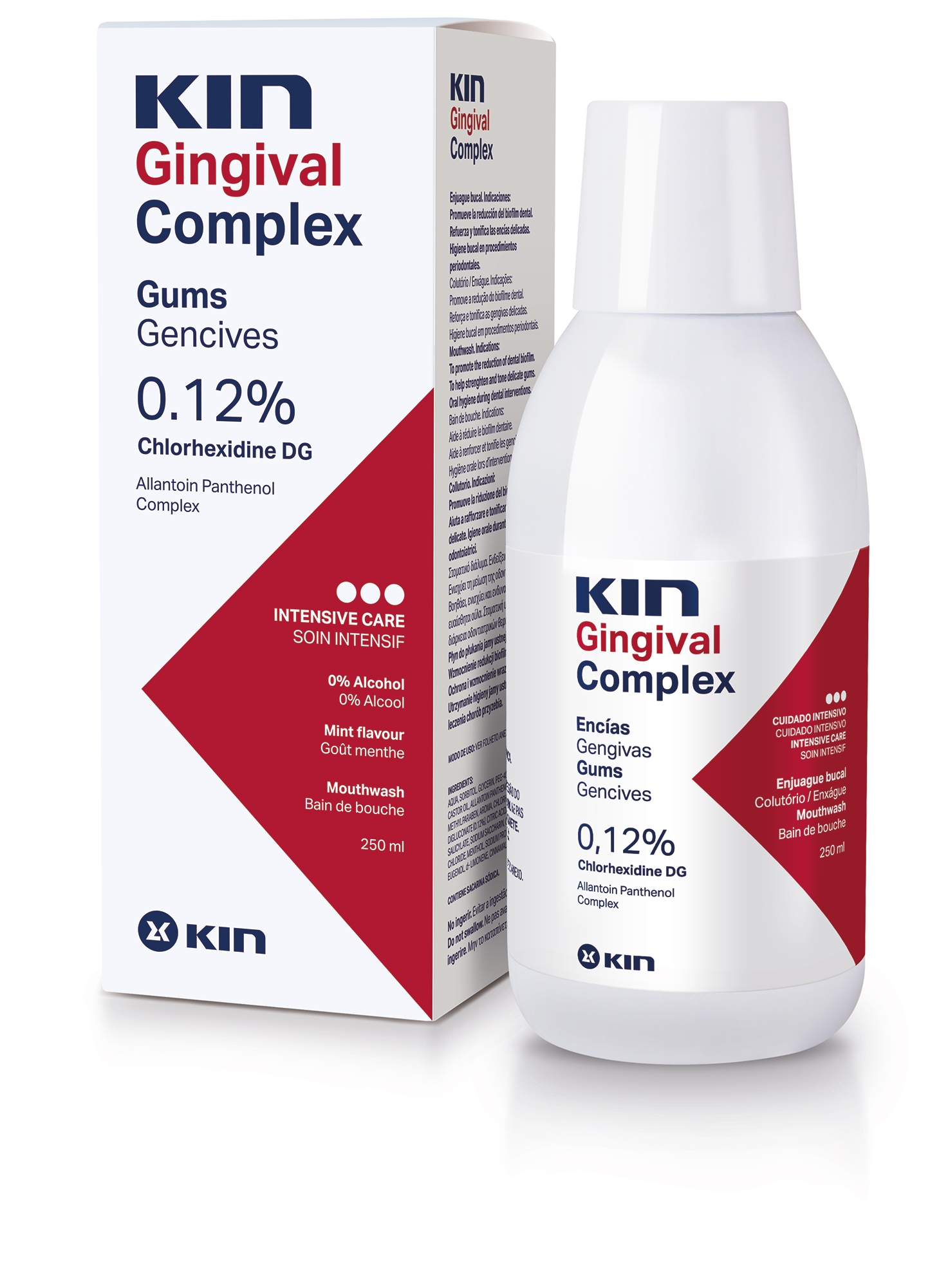 KIN Burnos skalavimo skystis GINGIVAL, 250ml -  2