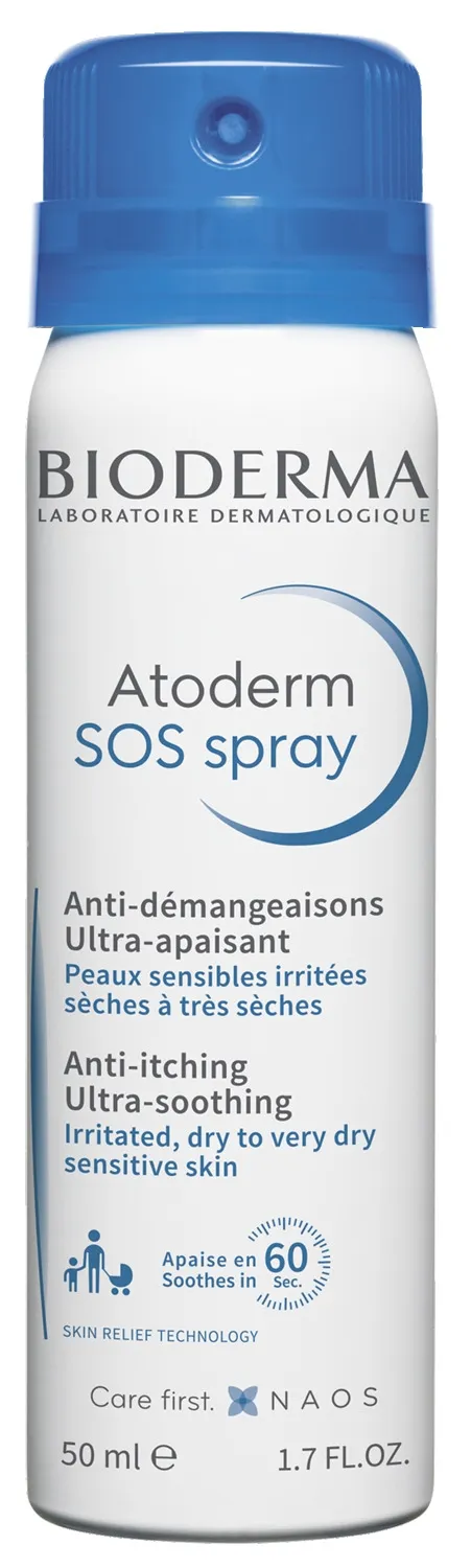 BIODERMA purškalas niežtinčiai odai ATODERM SOS SPRAY, 50ml -  