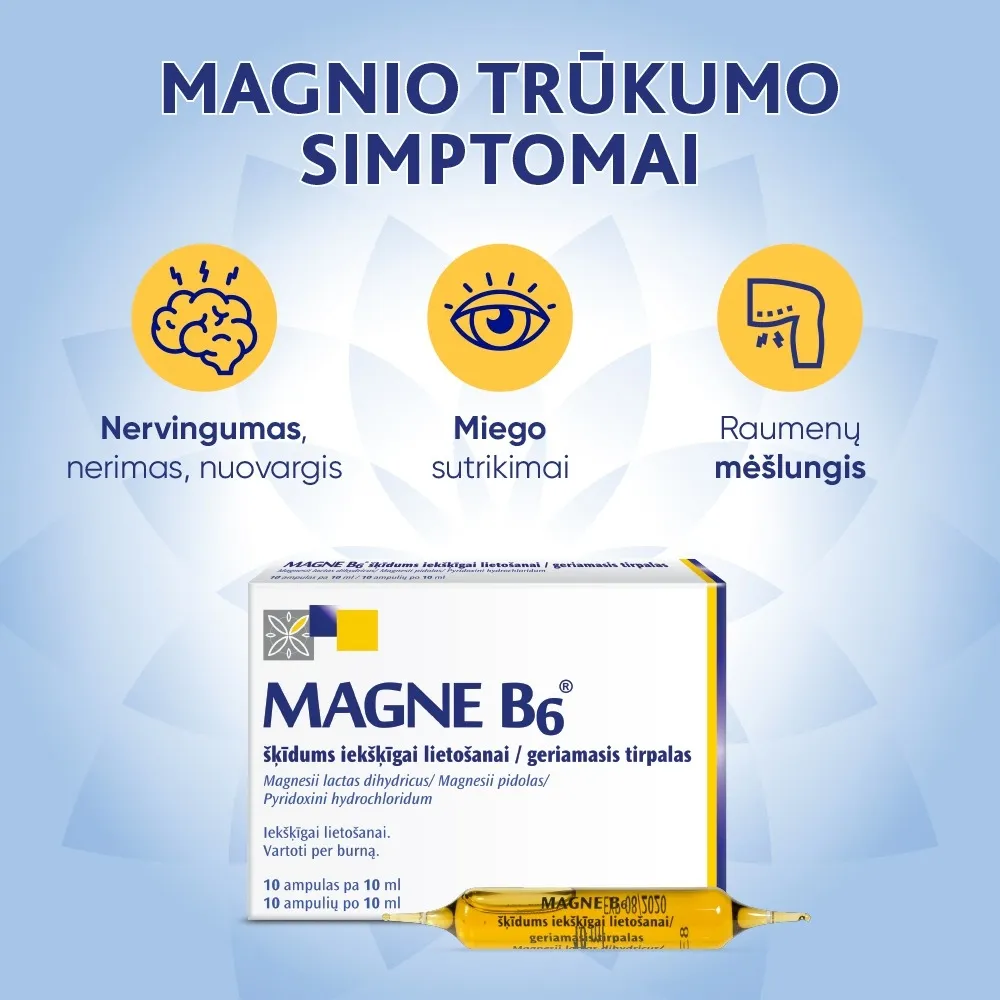 Magne B6 geriamasis tirpalas 10ml ampulėse N10 -  2