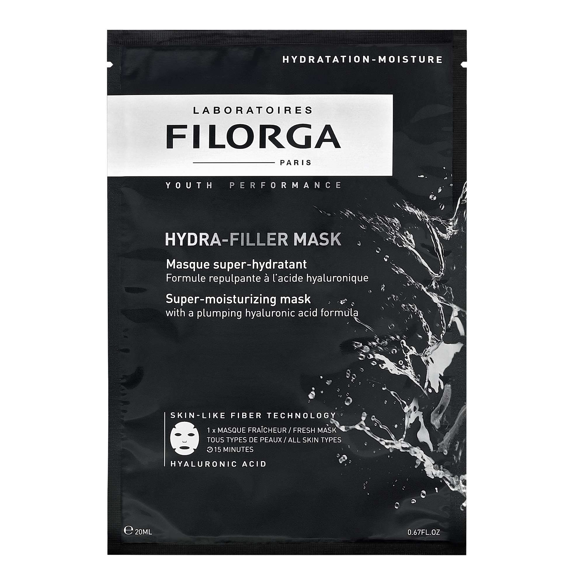 FILORGA intensyviai drėkinanati kaukė HYDRA-FILLER, N1 -  3