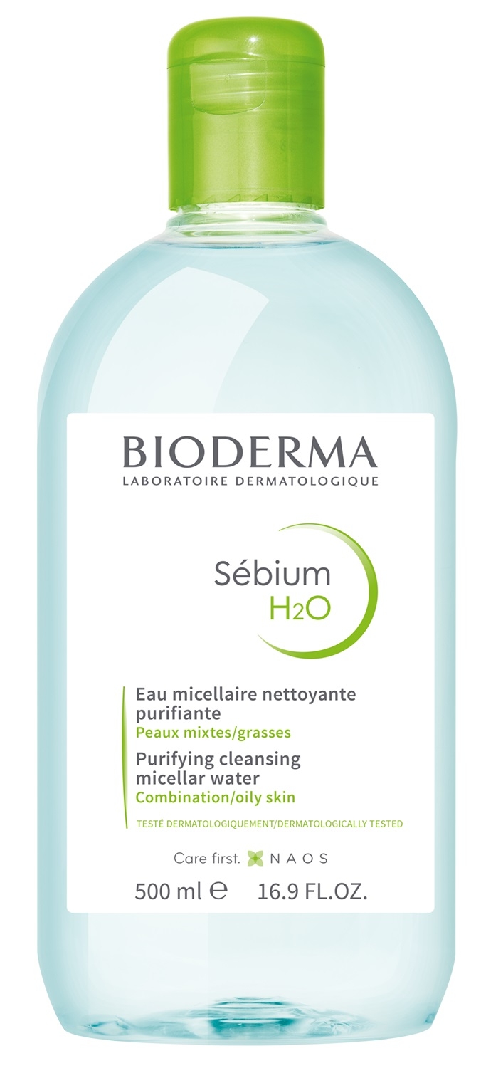 BIODERMA micelinis valomasis vanduo SEBIUM H2O, 500ml -  