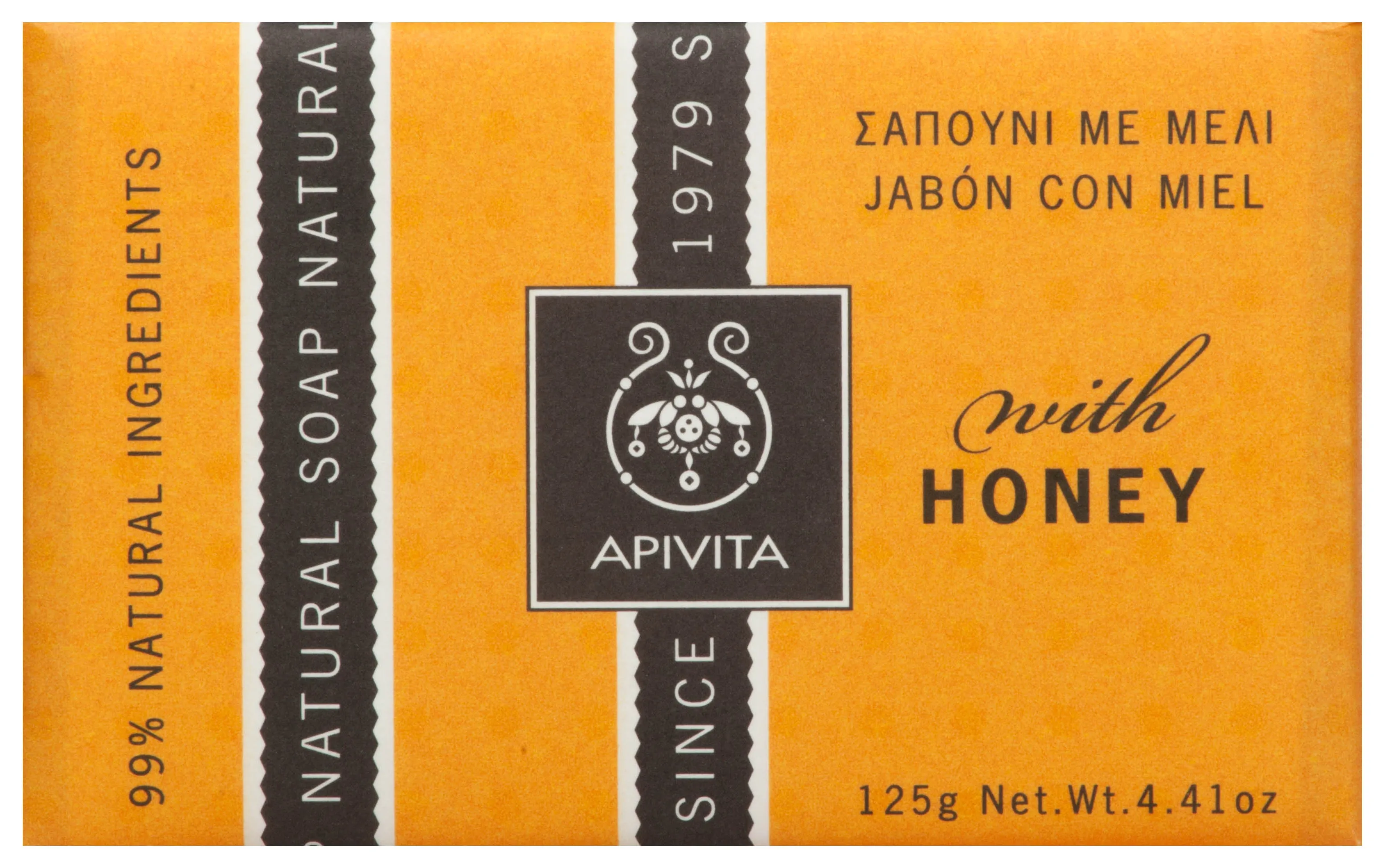APIVITA muilas su medumi/levandomis NATURAL, 125g -  