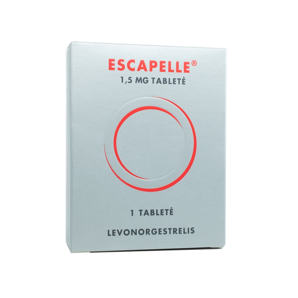Escapelle 1.5mg tabletės N1 -  
