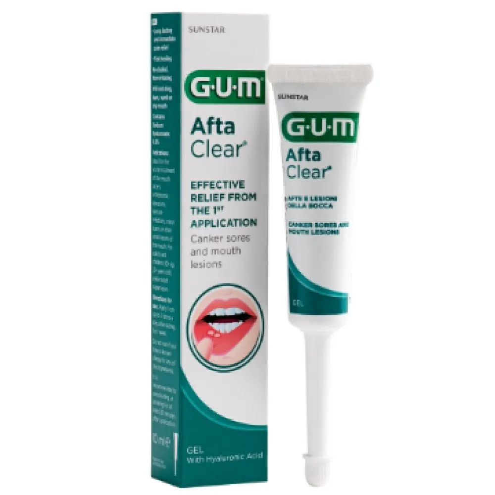 G.U.M. gelis burnos žaizdoms AFTACLEAR, 10ml -  