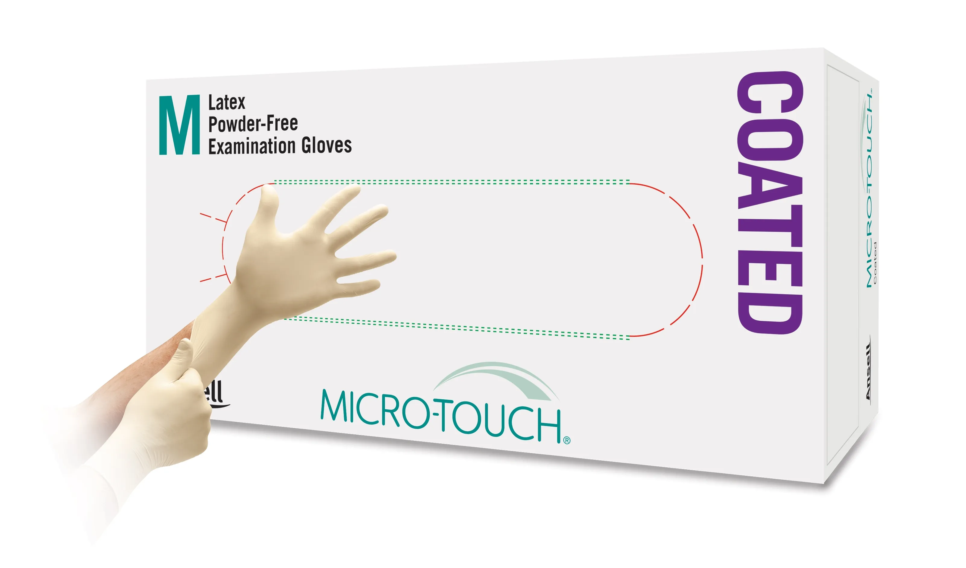 MICRO-TOUCH® nesterilios medicininės pirštinės COATED, M, N100 -  