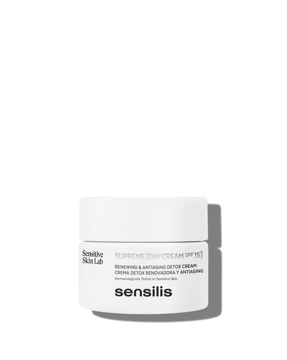 SENSILIS detoksikuojamasis dieninis kremas SUPREME SPF15, 50ml -  