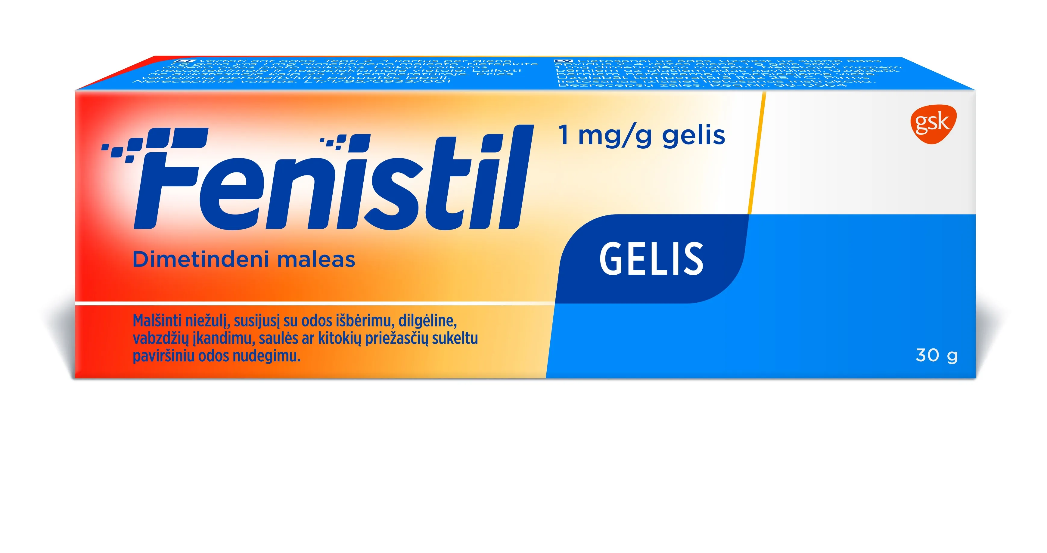 Fenistil 1mg/g gelis 30g N1 -  