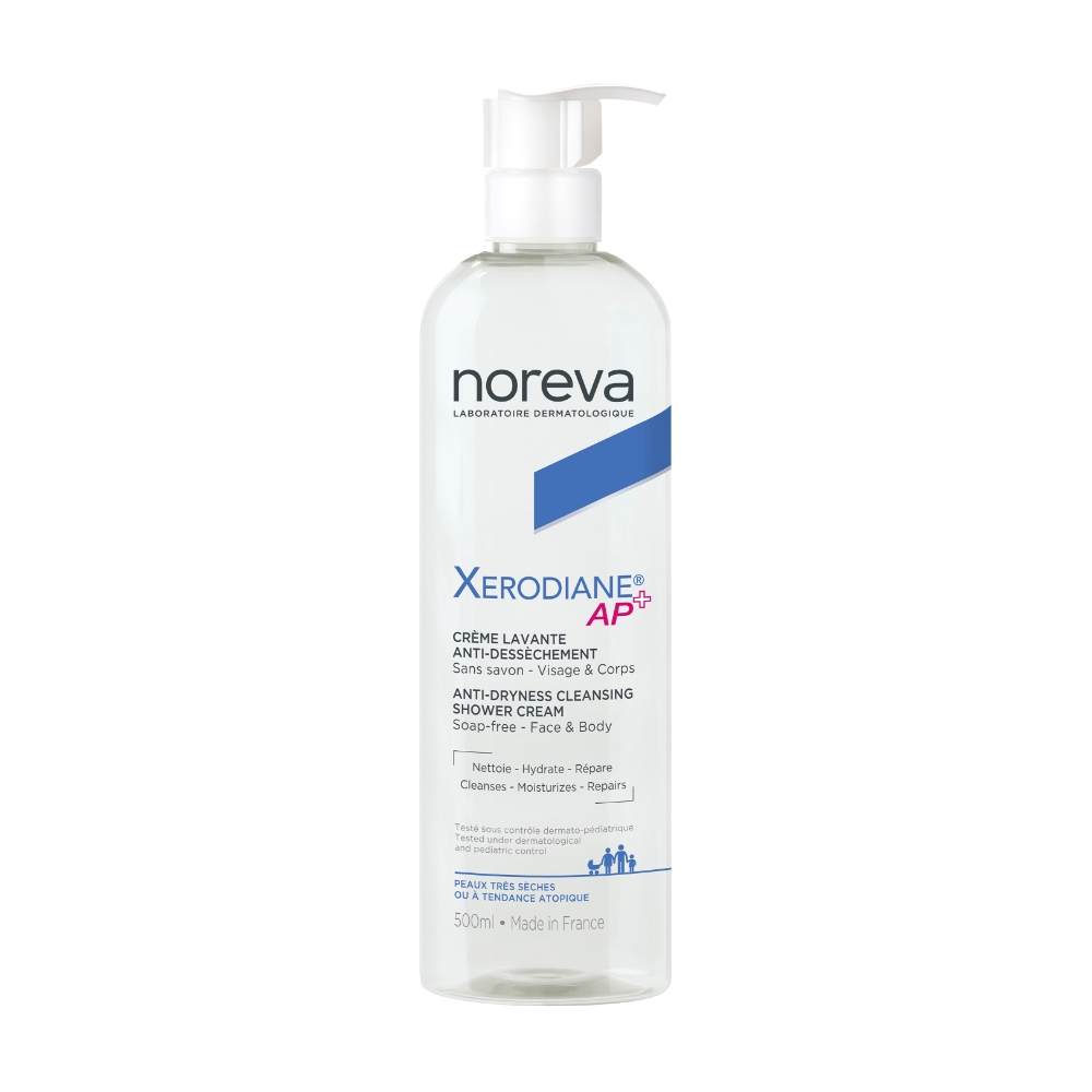 NOREVA prausiamasis kremas sausai odai XERODIANE AP+, 500ml -  