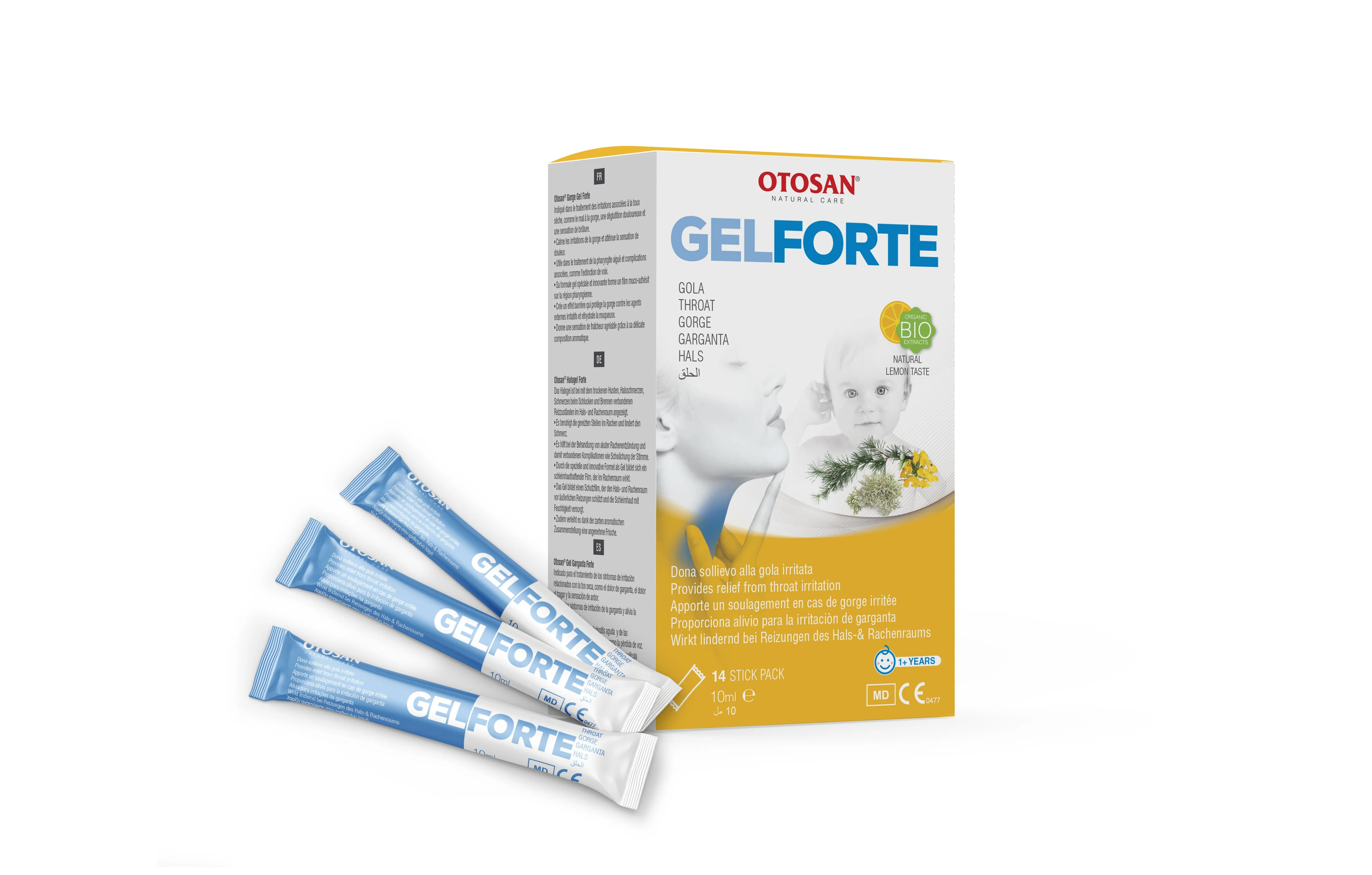 „OTOSAN® FORTE“ gerklės gelis, N14 x 10g -  