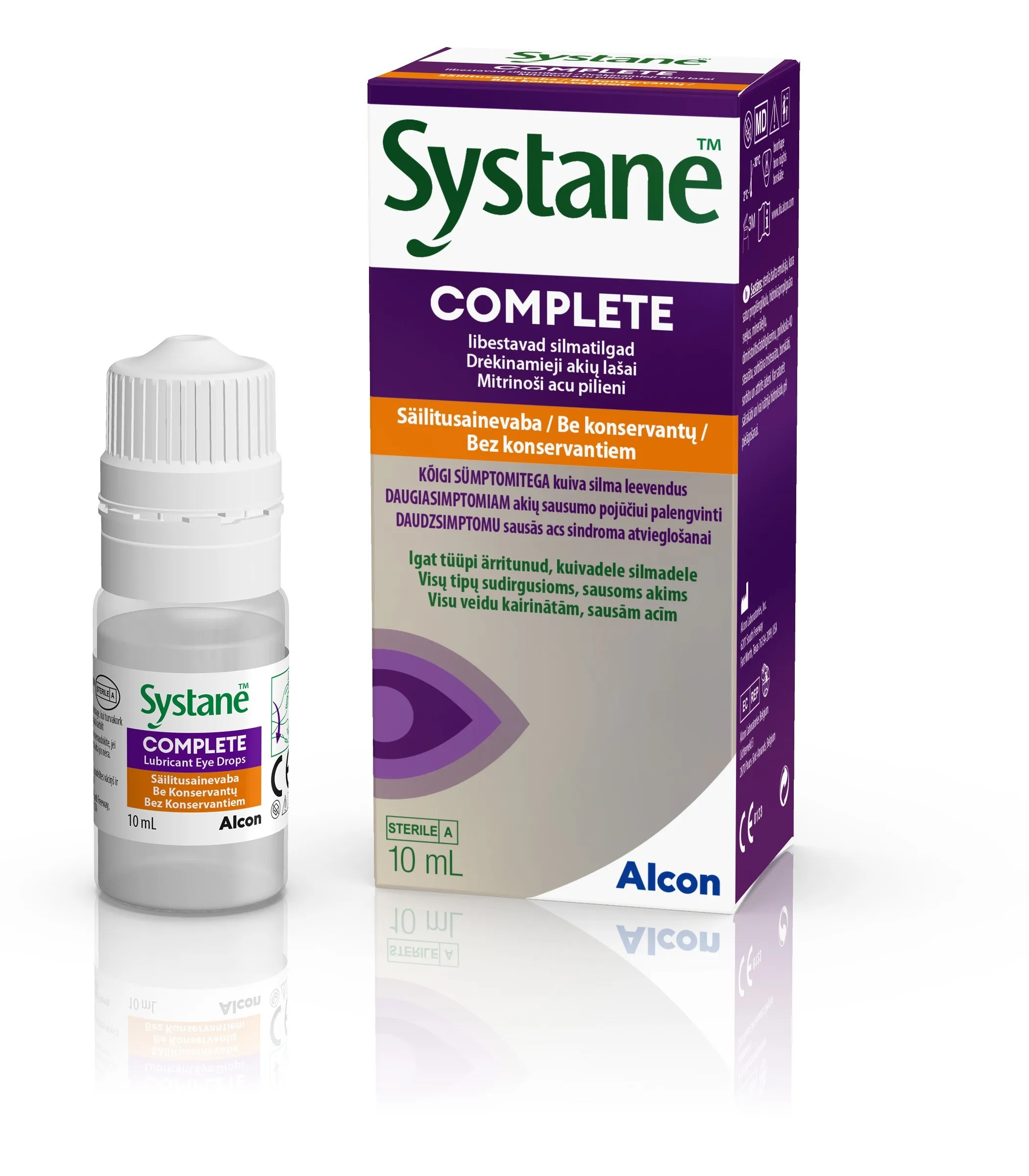SYSTANE akių lašai COMPLETE, 10ml -  