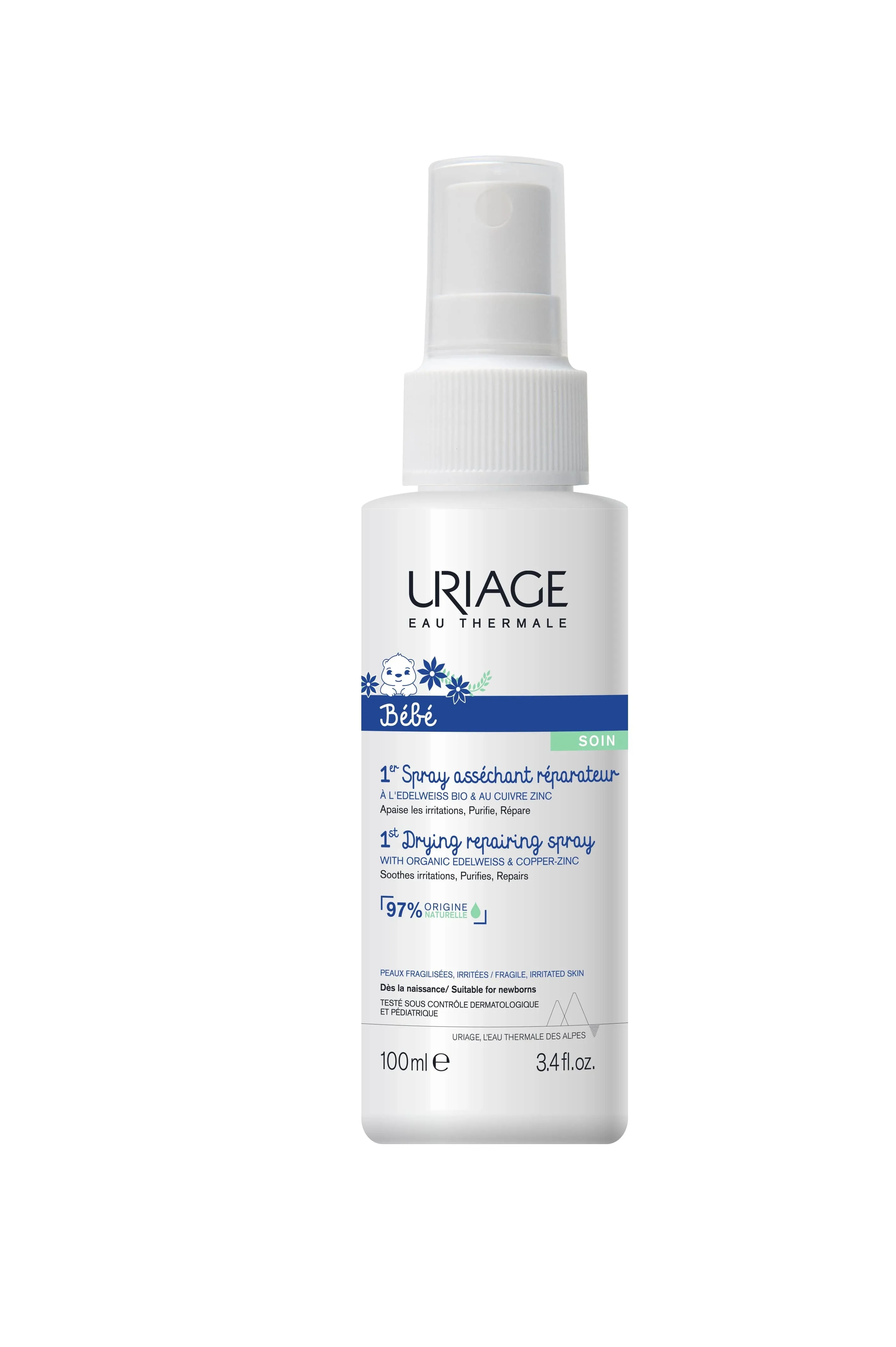 URIAGE purškalas BABY CU-ZN SPRAY, 100ml -  