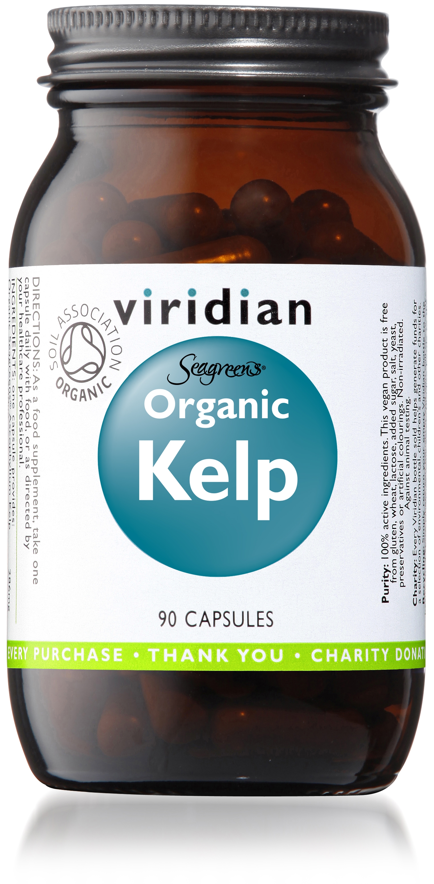 VIRIDIAN ORGANIC KELP 600mg, N90 -  