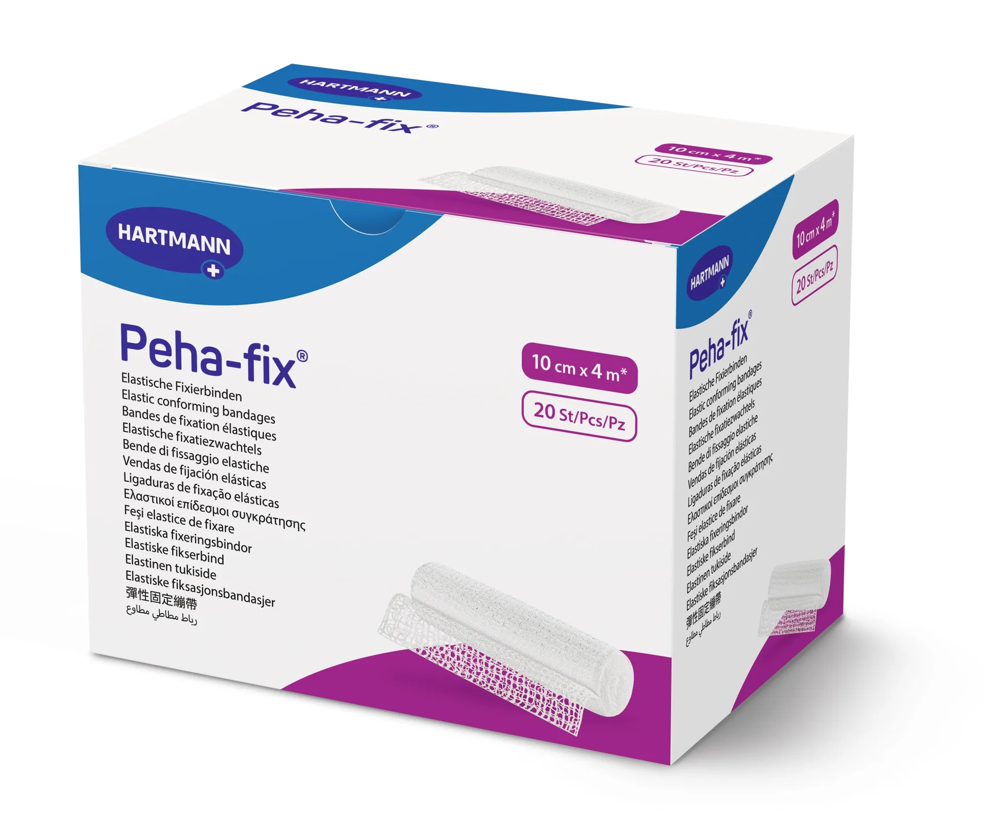 PEHA-FIX tvarstis fiksavimui, 10 cm x 4m, 20 vnt. -  