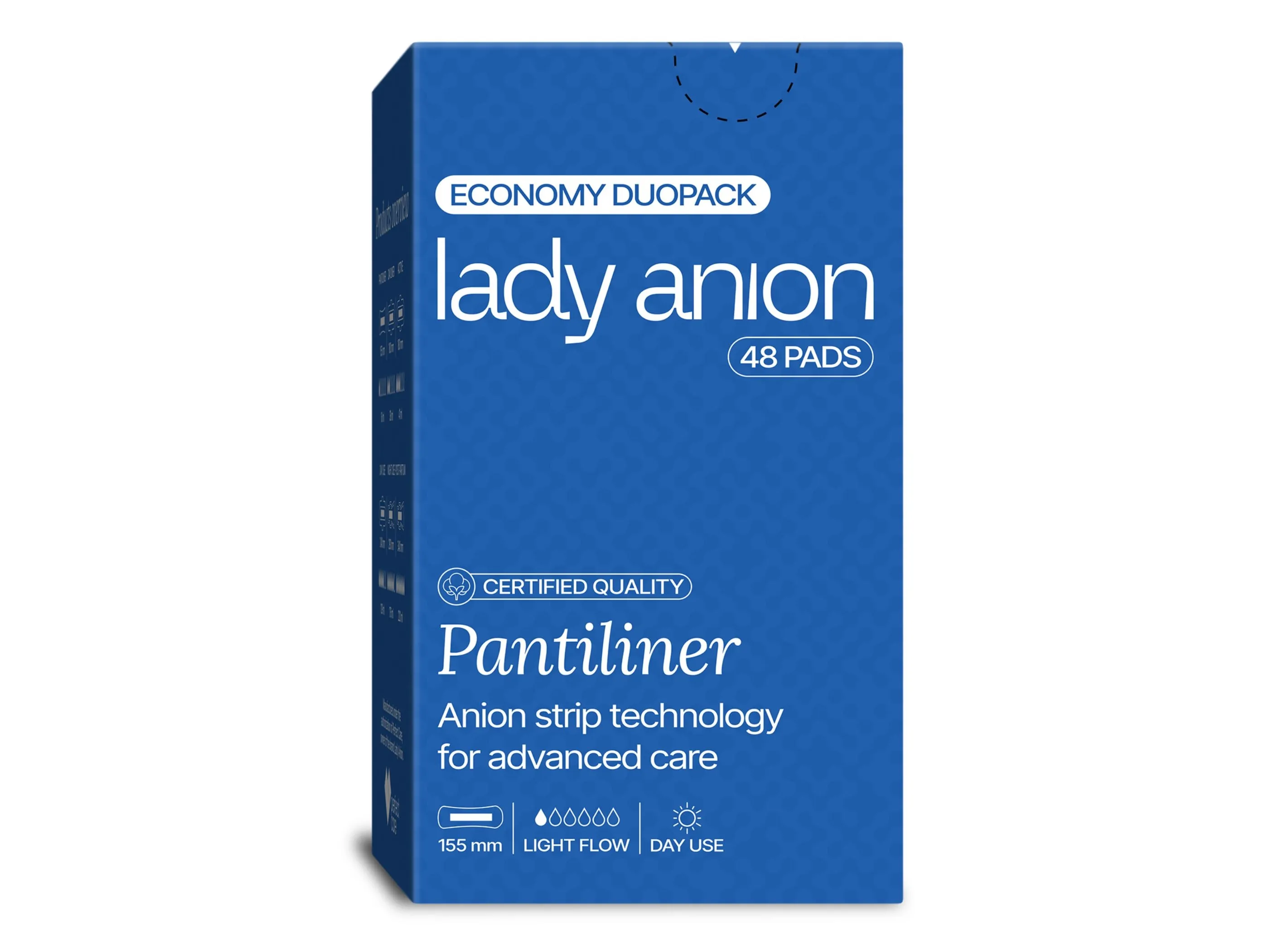 Lady ANION Pantiliner, kasdienio naudojimo ploni įklotai, 48 vnt. -  