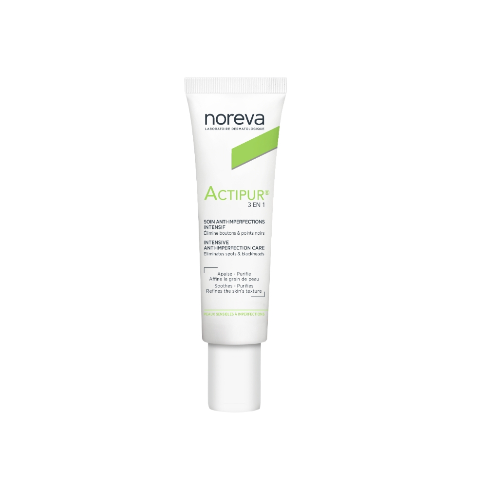 NOREVA priemonė nuo spuogų 3 in 1 ACTIPUR, 30ml -  