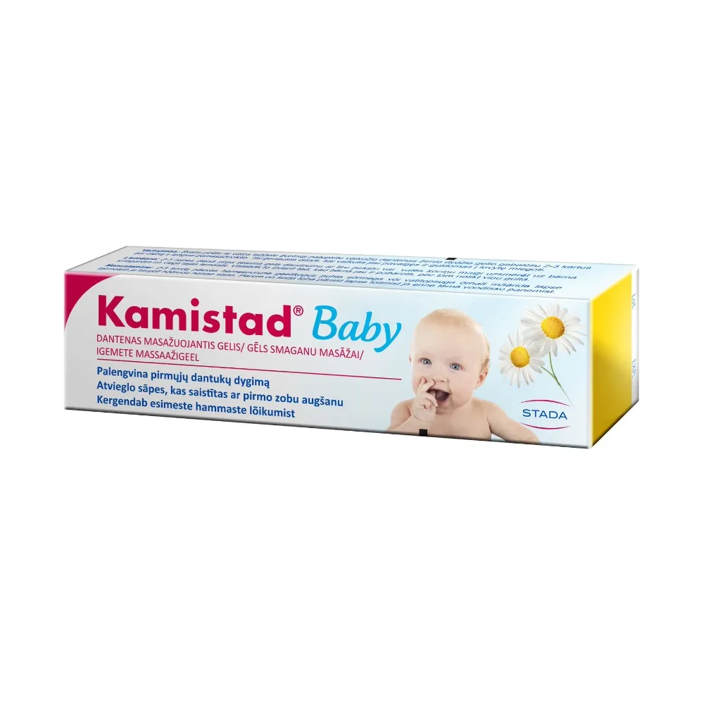 KAMISTAD BABY dantenas masažuojantis gelis, 10 ml -  