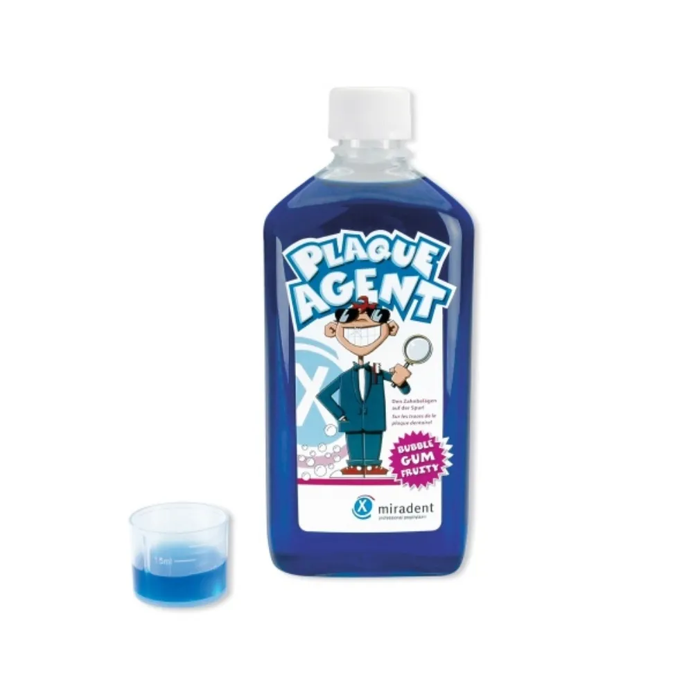 MIRADENT apnašų nustatymo skystis PLAQUE AGENT, 500ml -  