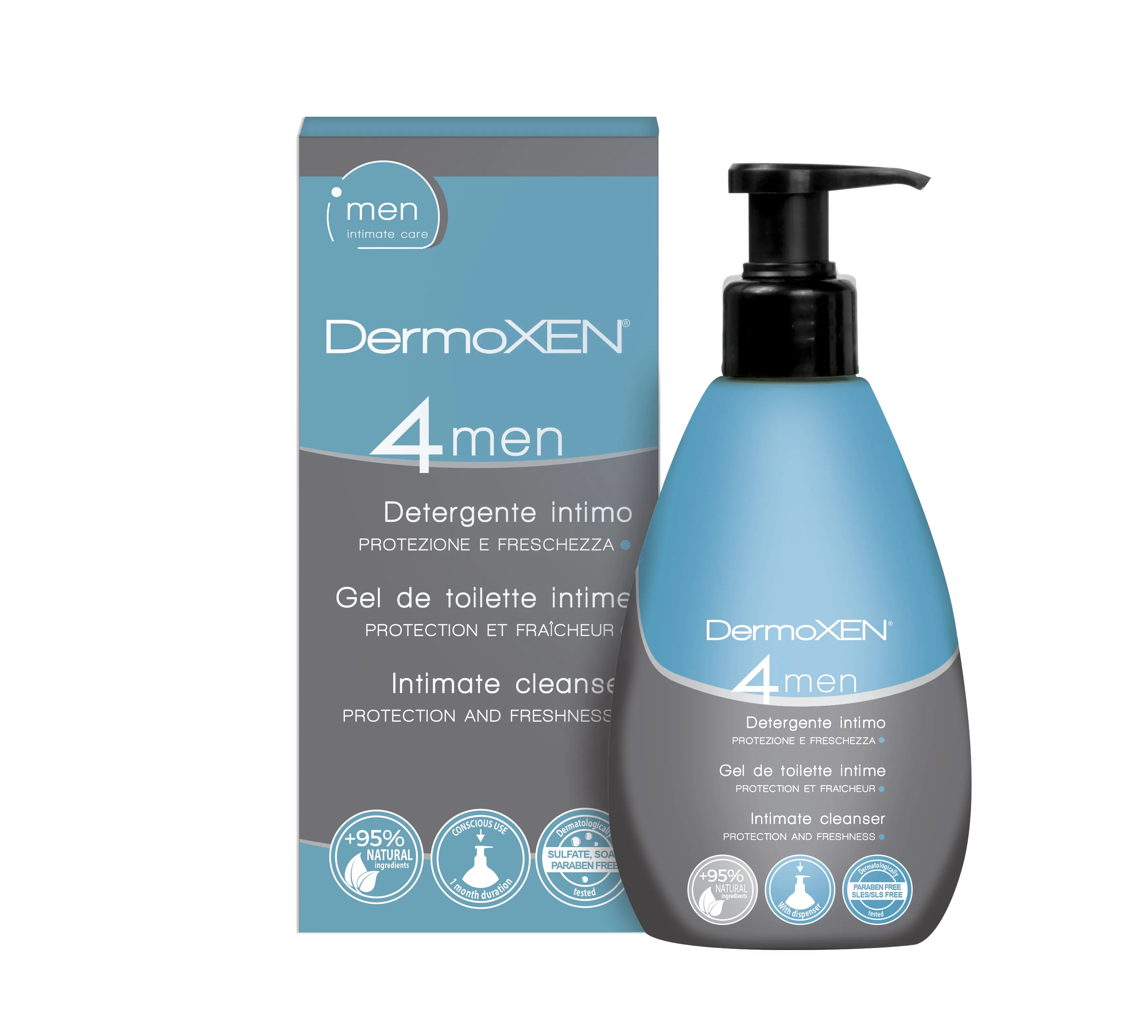 DermoXEN 4 MEN intymios higienos prausiklis 125ml -  